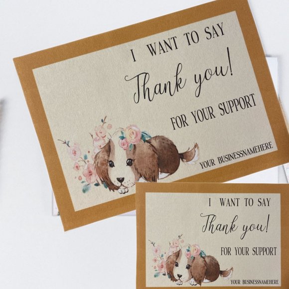 Thank You Small Business  Card - Picture 3 of 6
